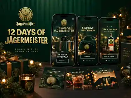 12 Days of Jägermeister campaign creative